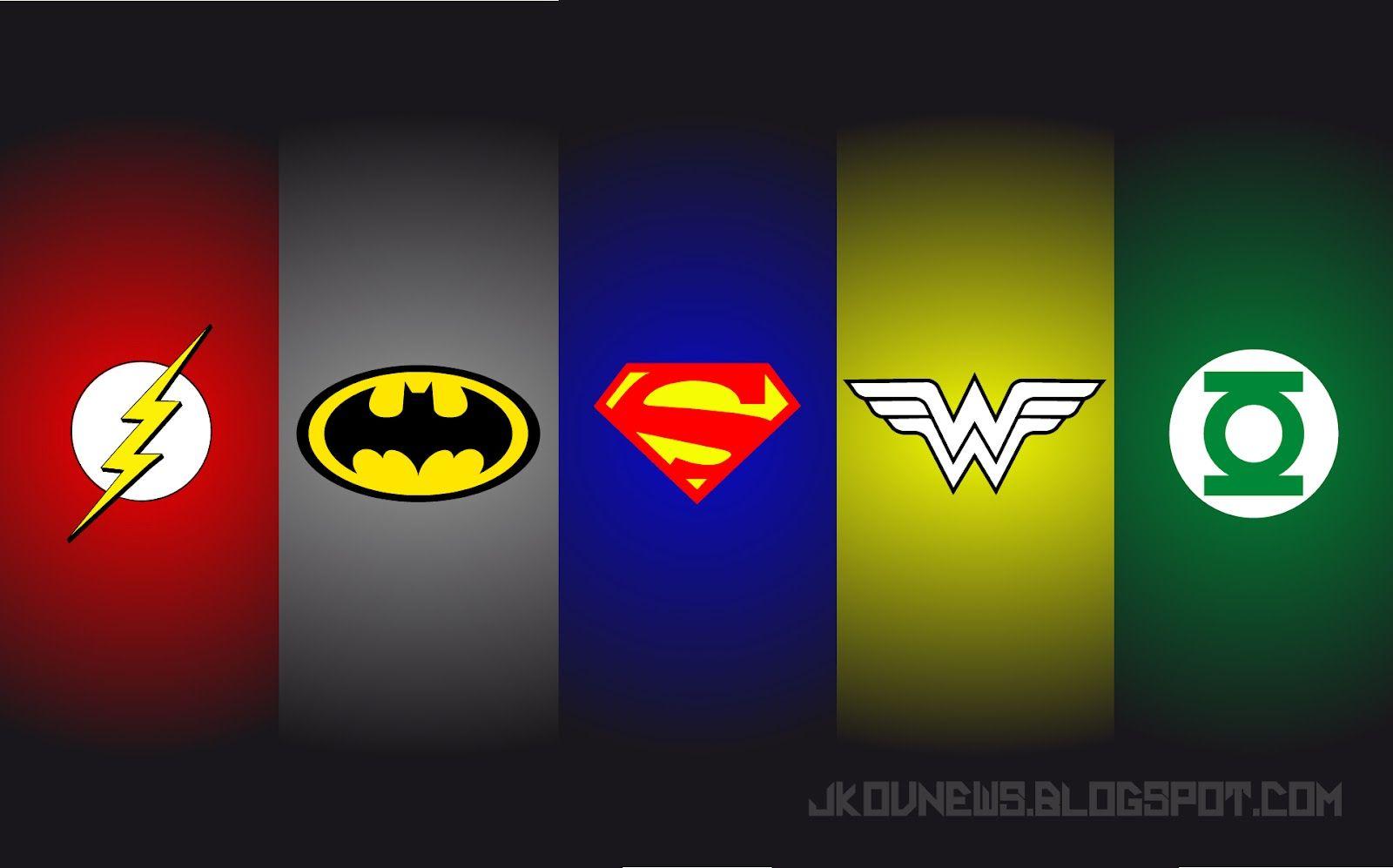 Wallpaper For > Justice League Logo Wallpaper