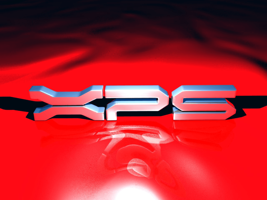 xps wallpaper red over waves