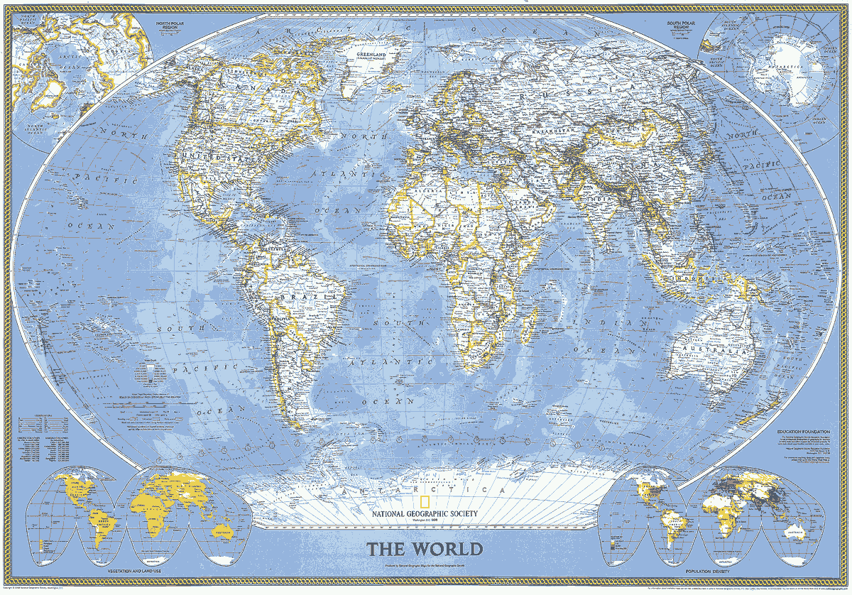 world national geographic political huge wallpaper map, free maps