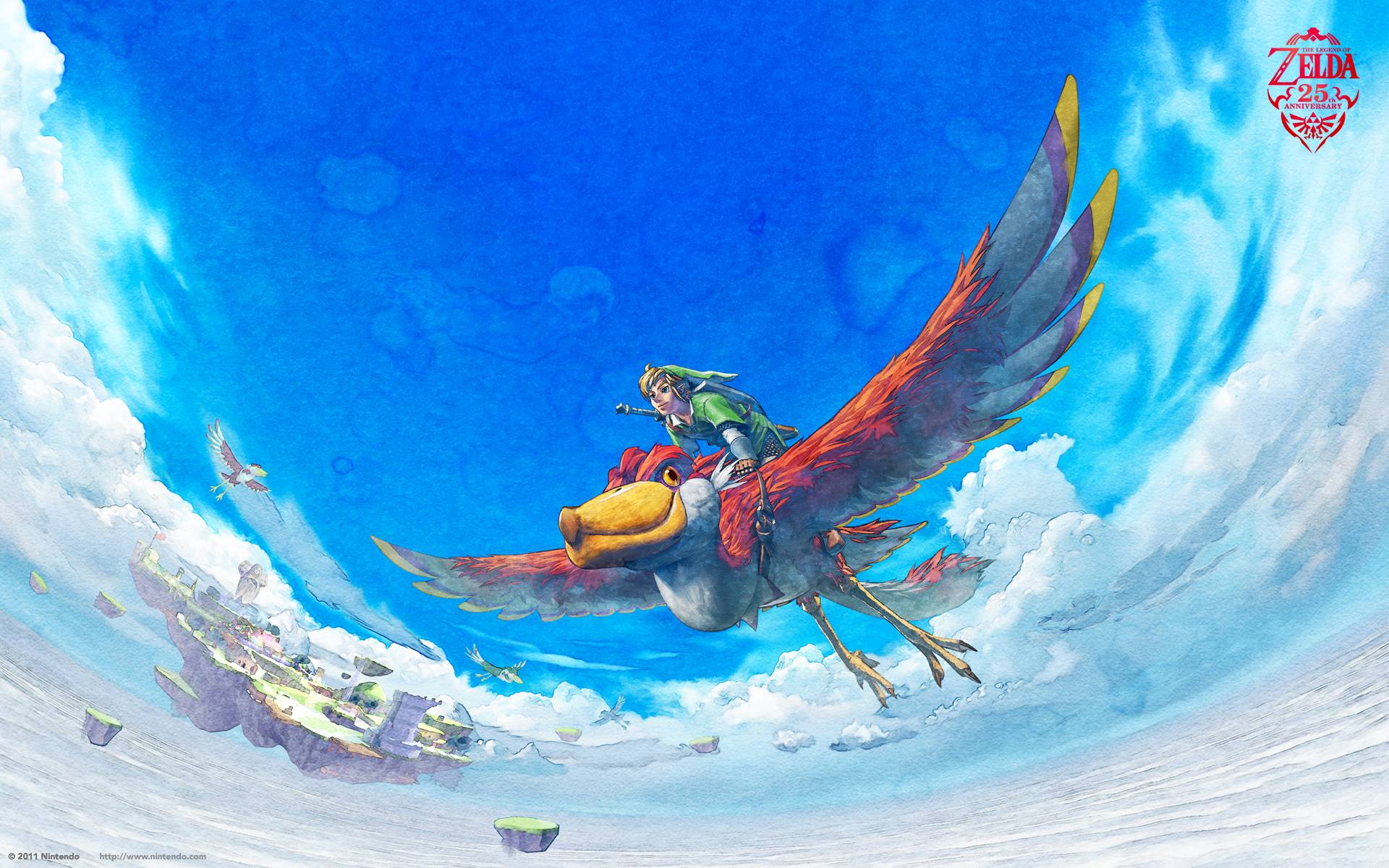 25th anniversary wallpaper Legend of Zelda: Skyward Sword