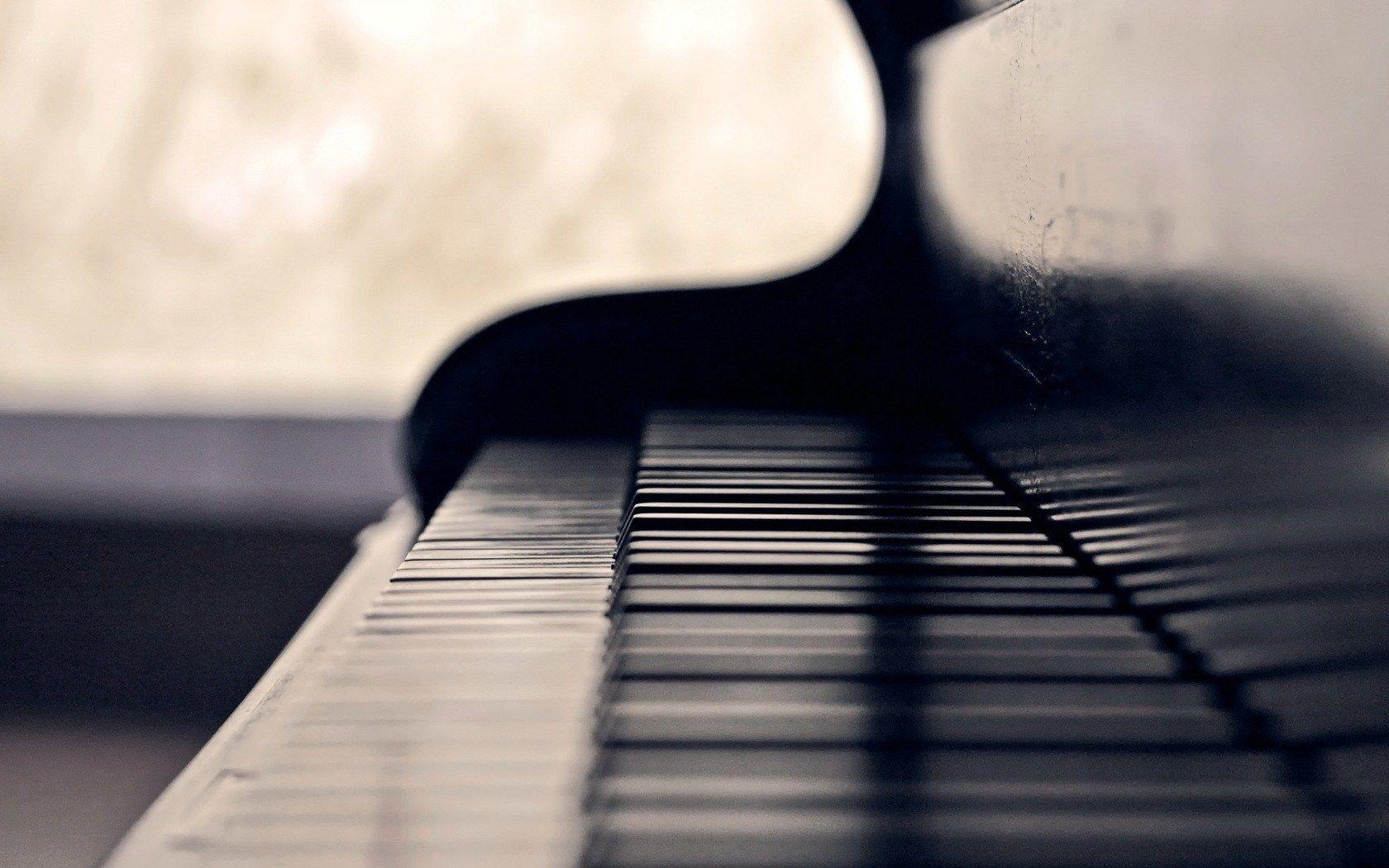 Old Piano Keyboards Close Up Light Music HD Wallpaper