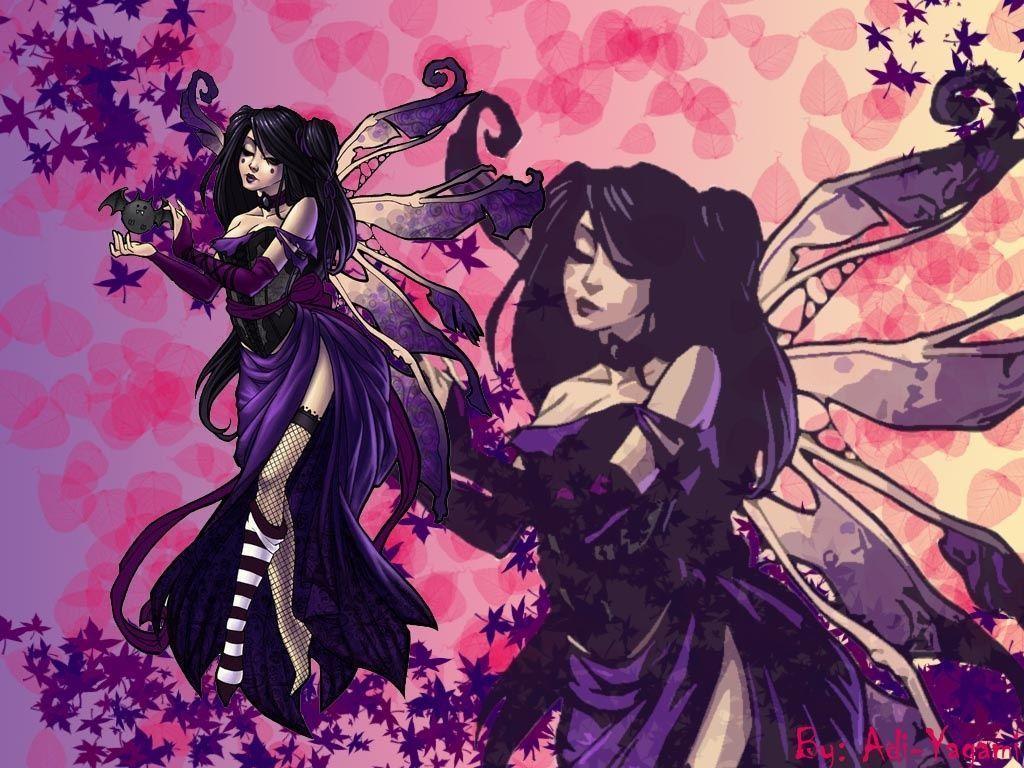 dark gothic fairy wallpaper