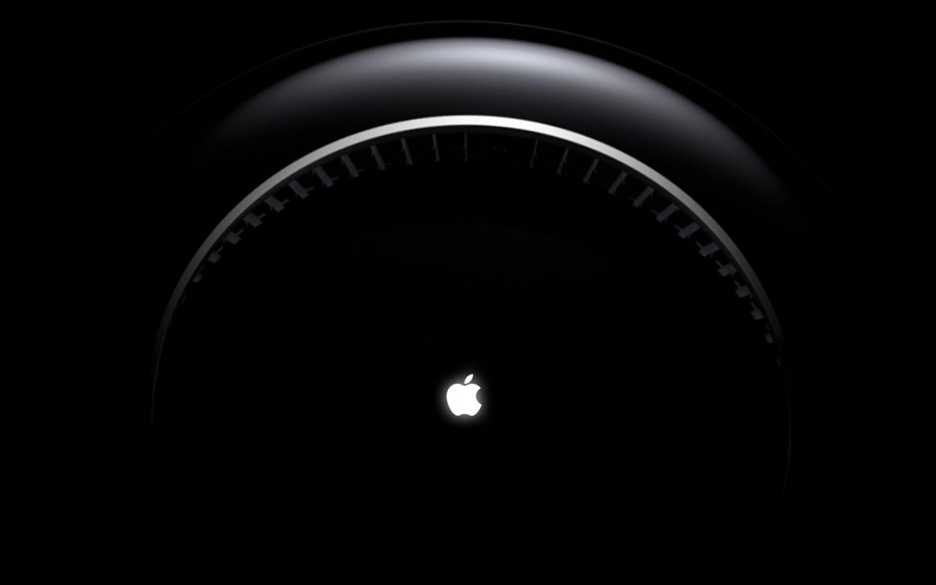 Black Mac Pro 2013 desktop PC and Mac wallpaper