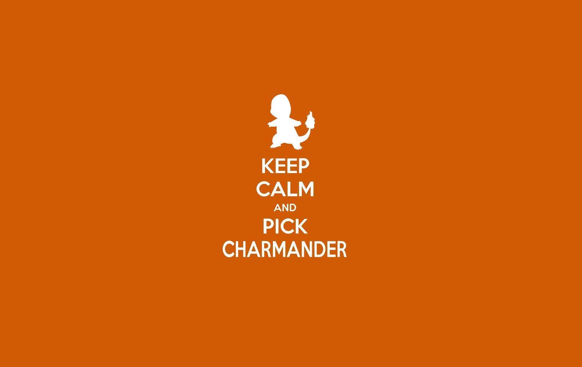 Keep Calm Orange Pokemon Charmander
