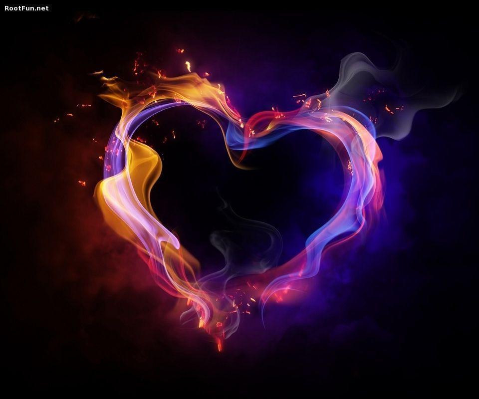 colorful heart Wallpaper