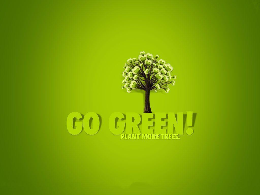 Tree Go Green Image Wallpaper