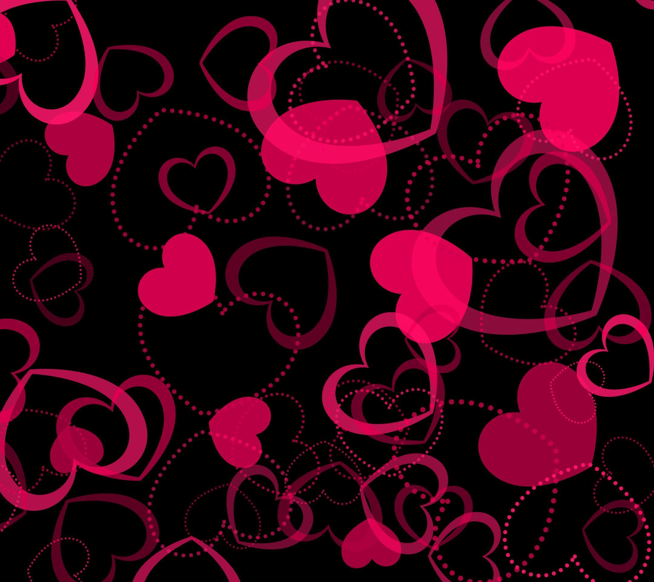 Pink Hearts Wallpapers - Wallpaper Cave