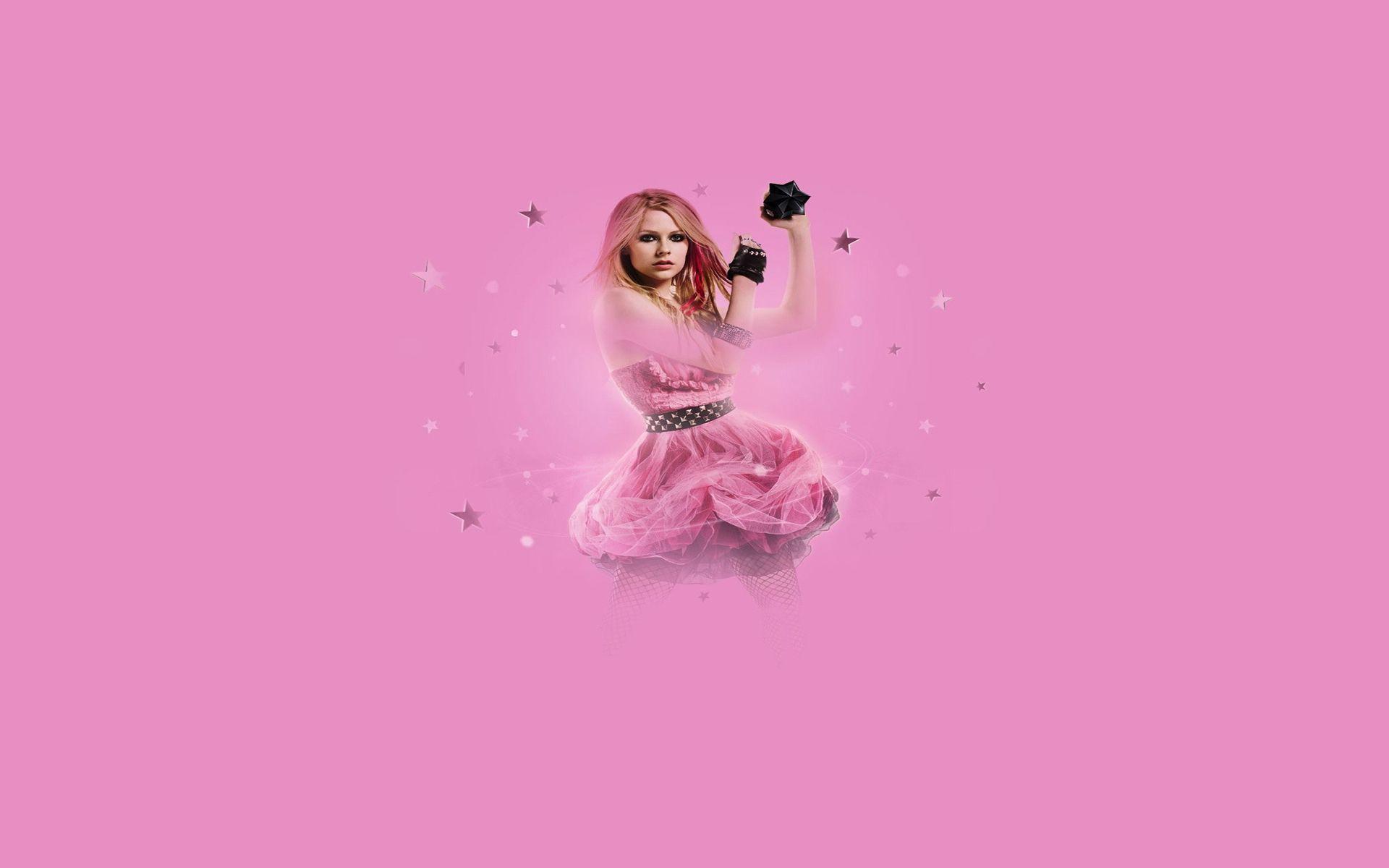 Avril, Singer, Music, Dance, Female, Pink, Wallpaper. Free