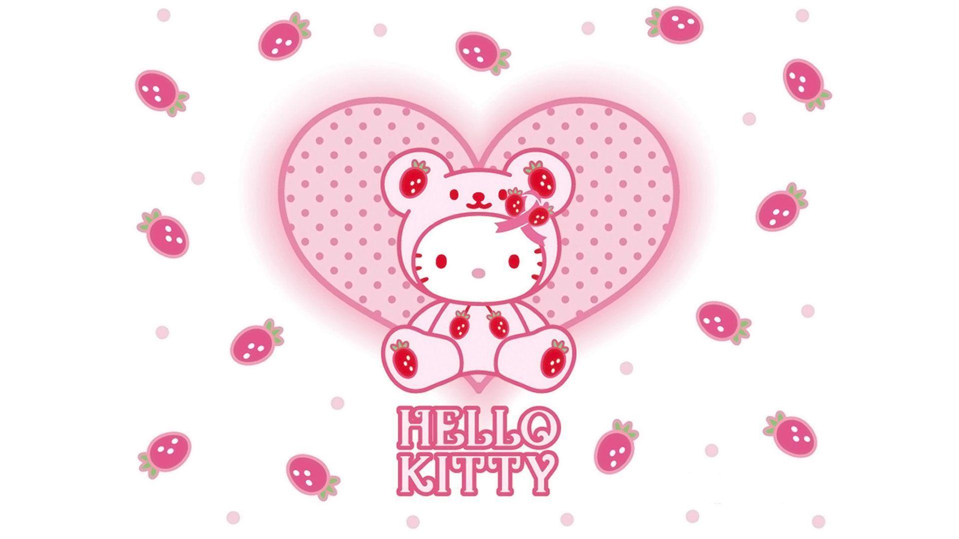 Baby Pink Hello Kitty Wallpaper