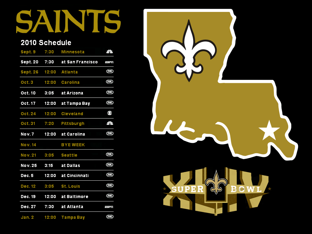 New Orleans Saints 3D Wallpaper