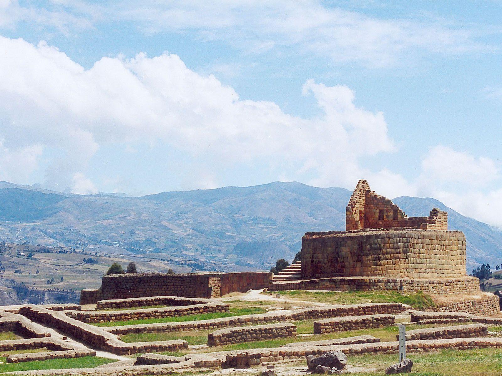 Ecuador Ingapirca Inca Ruins Travel photo and wallpaper