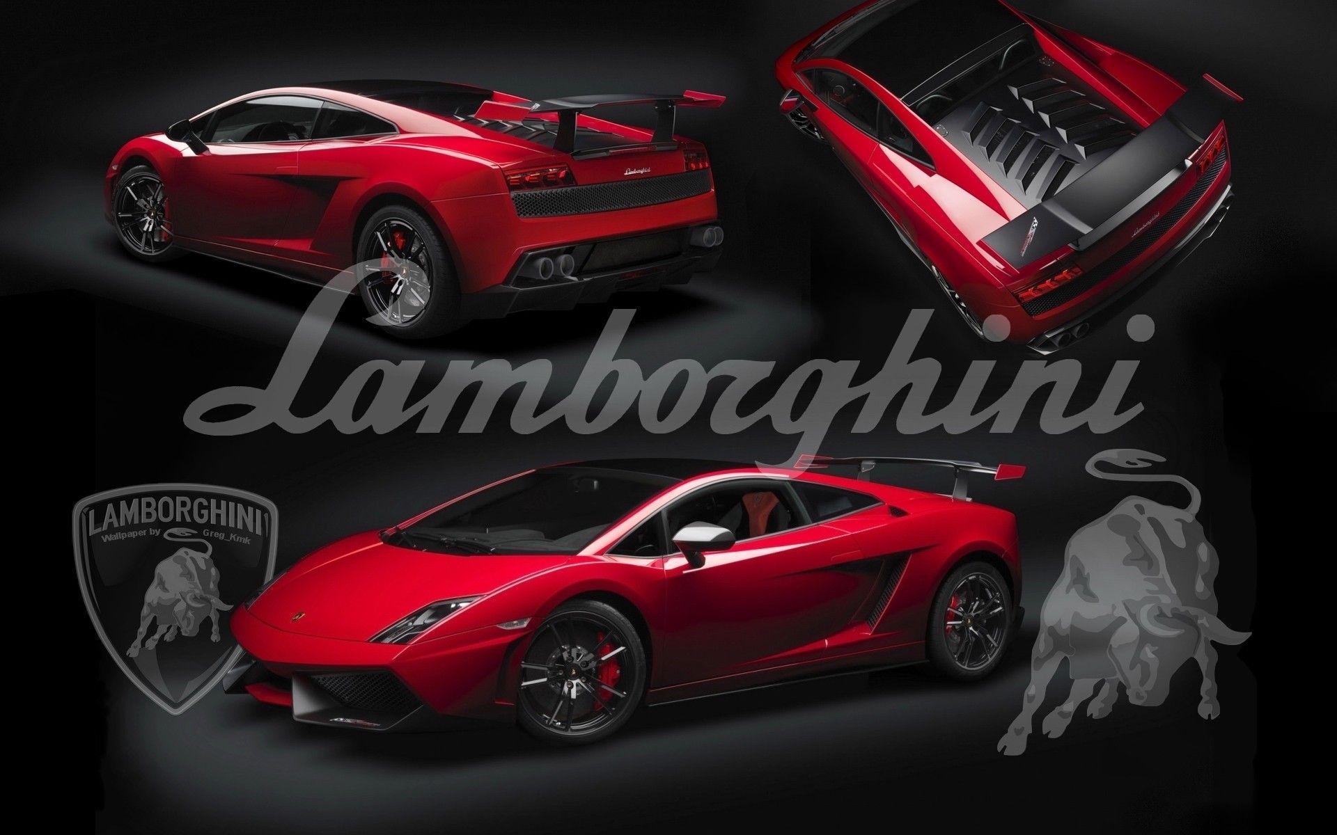 Wallpaper For > Cool Red Lamborghini Wallpaper