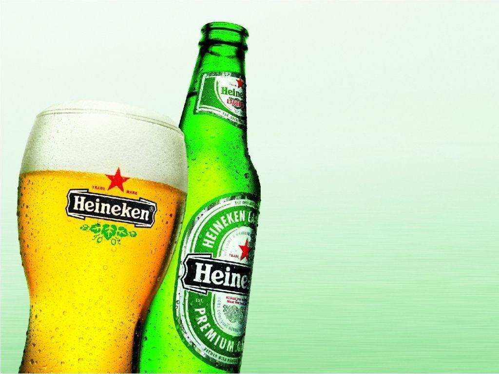 Download Heineken Beer Bottle And Glass HD Wallpaper Pi