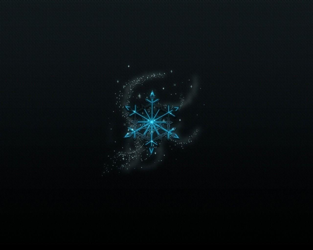 Minimal snowflake wallpaper. Wallpaper HD. HD Desktop
