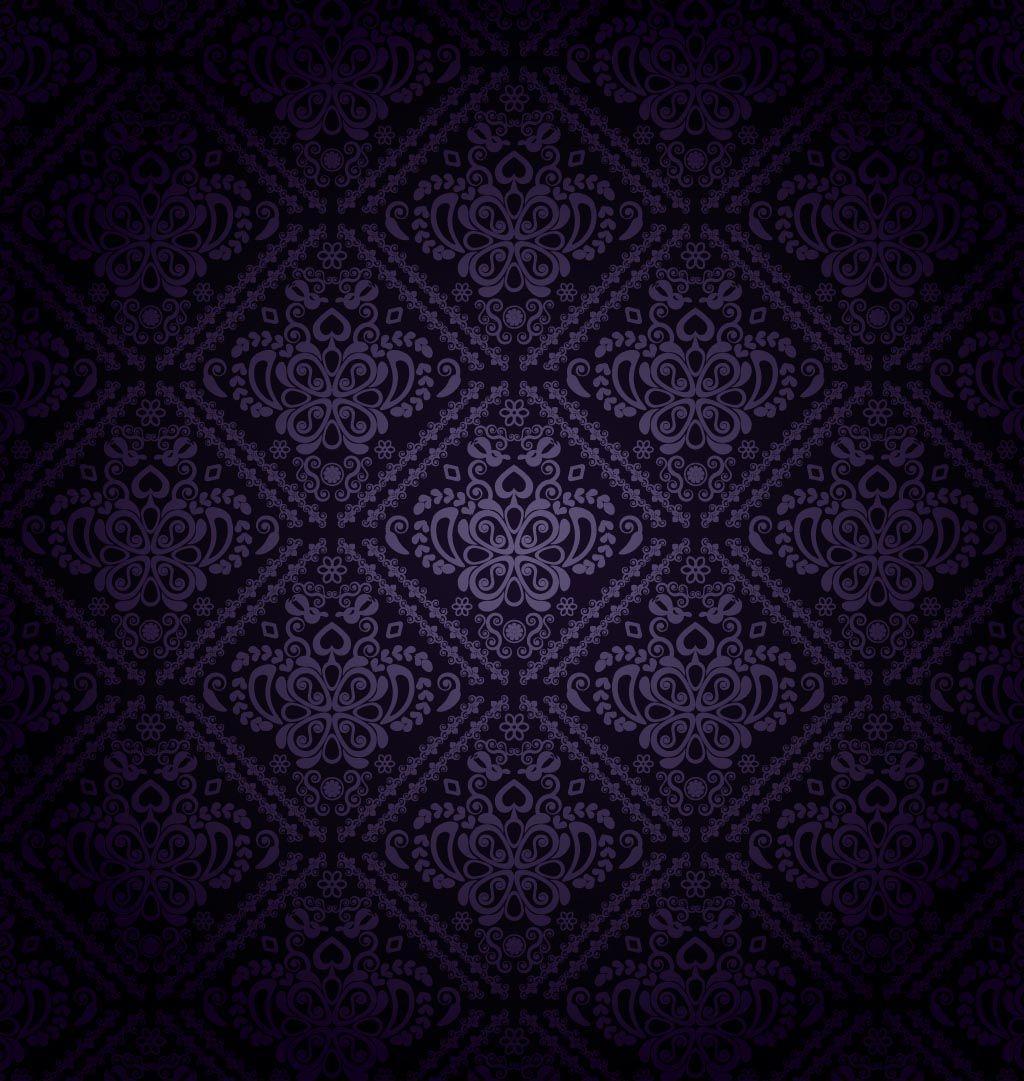 Wallpaper For > Plain Dark Purple Wallpaper