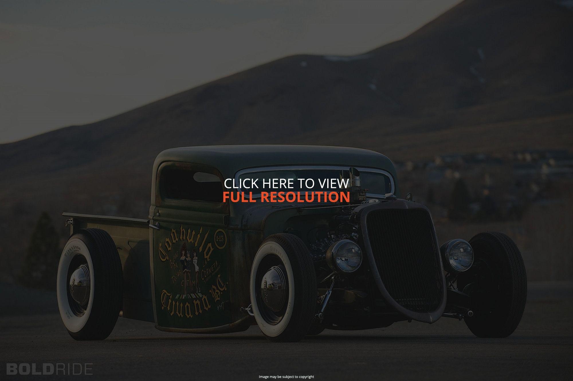 Ford V8 Rat Rod Pickup Image. Picture and Videos