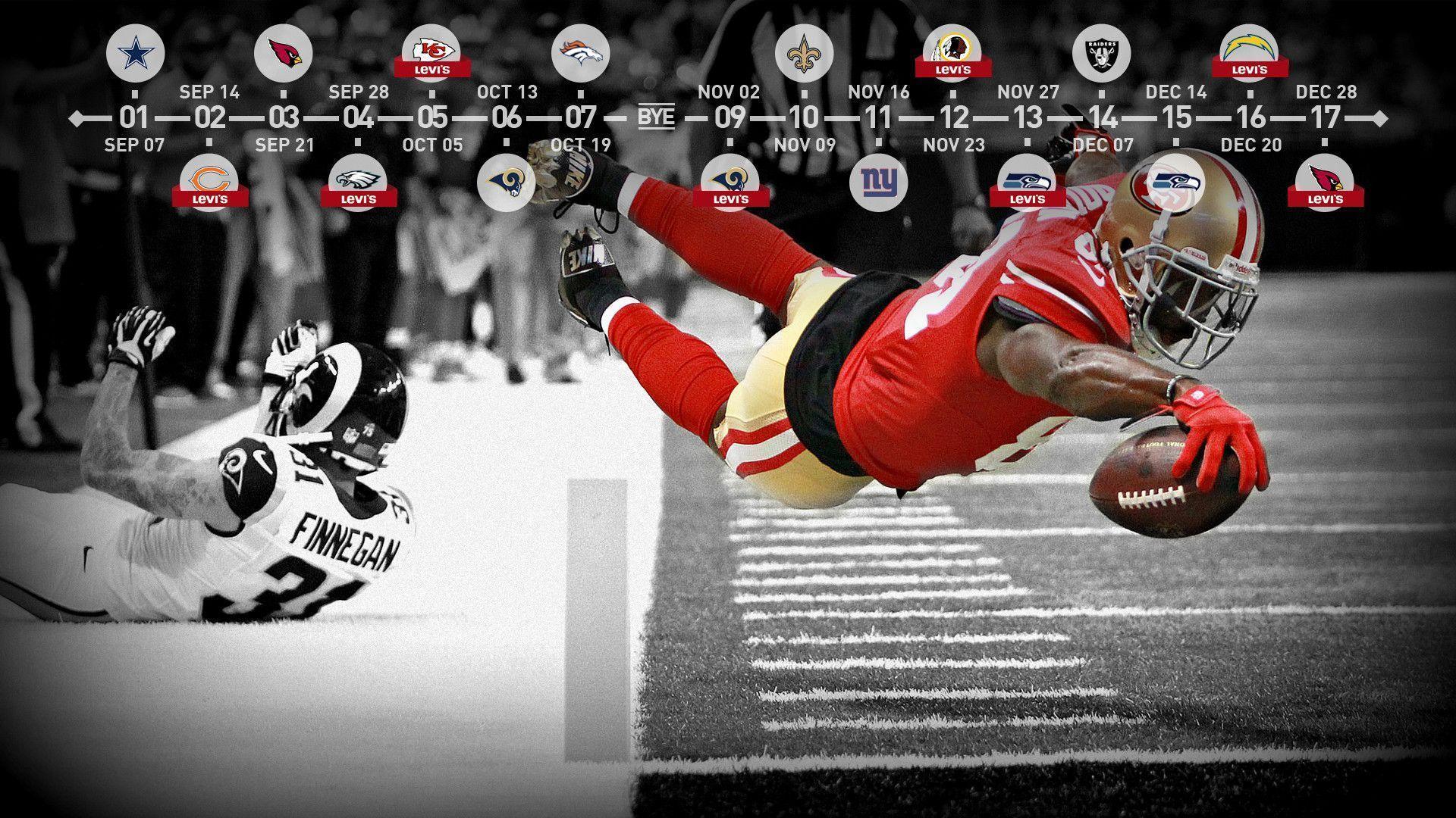 49ers 2014 schedule: Cell phone, desktop wallpaper, Google