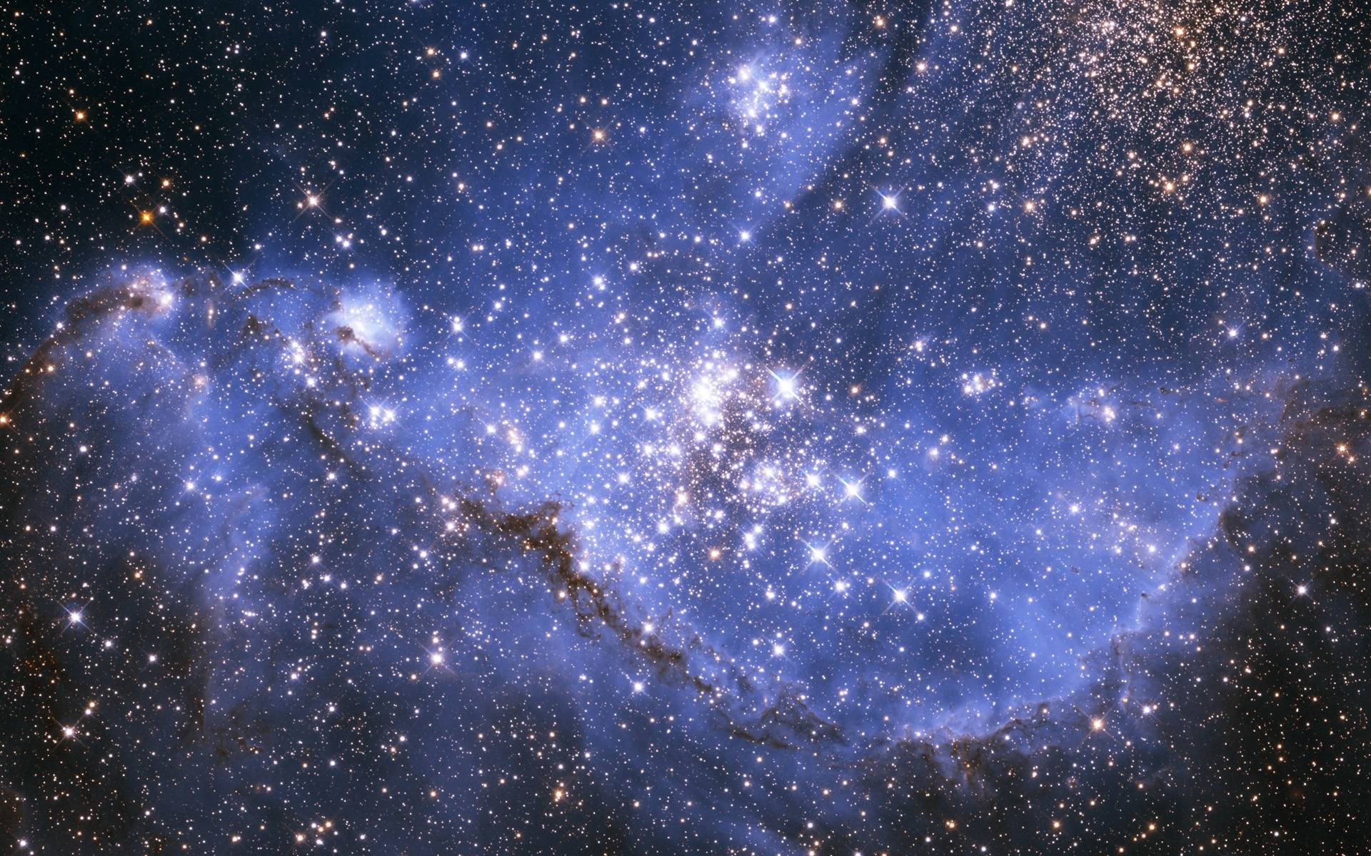 Hubble Space Image Magellanic Cloud, Desktop and mobile