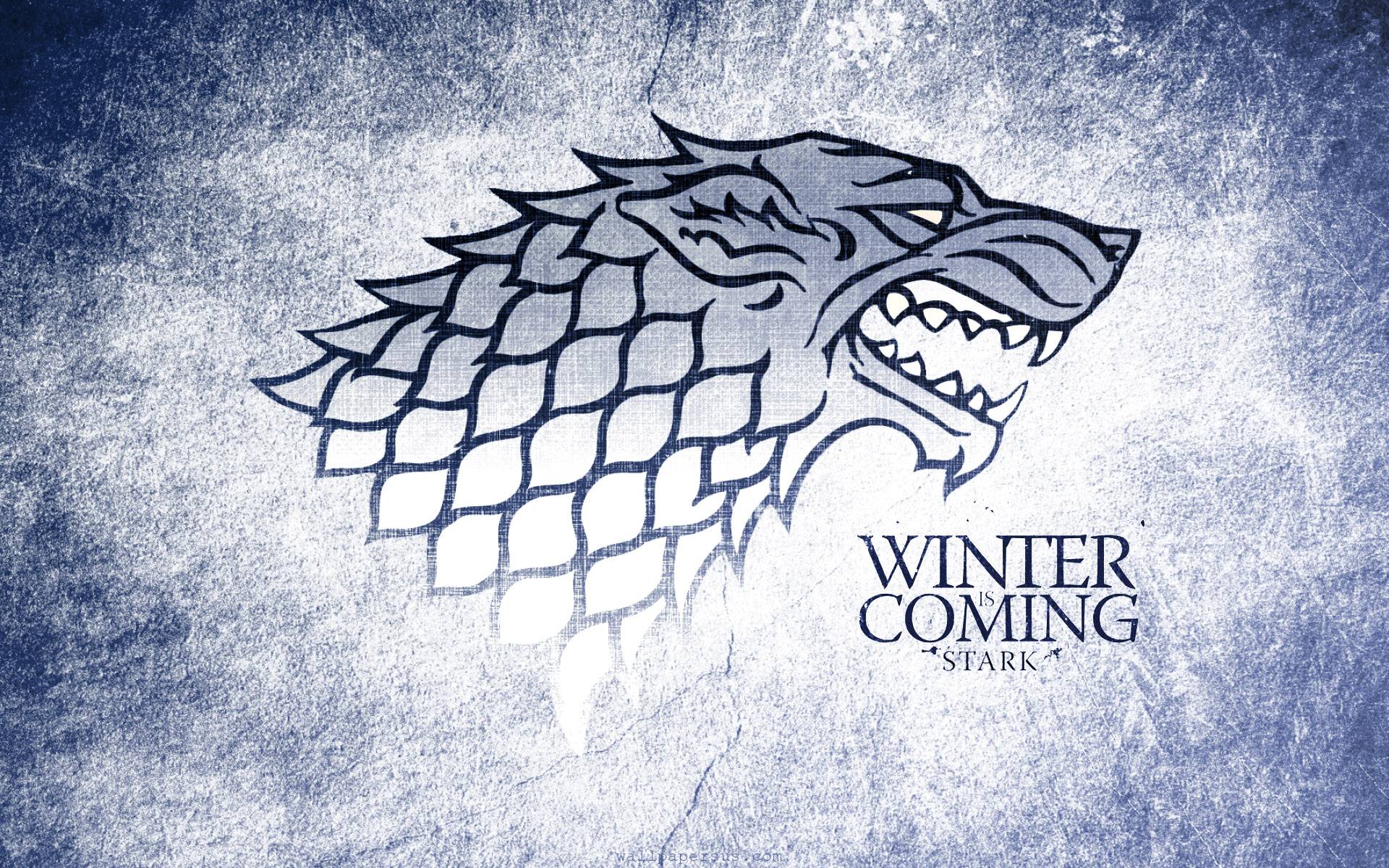 Winter Is Coming, Stark Wolf Grunge Logo 1920x1200 WIDE Image TV