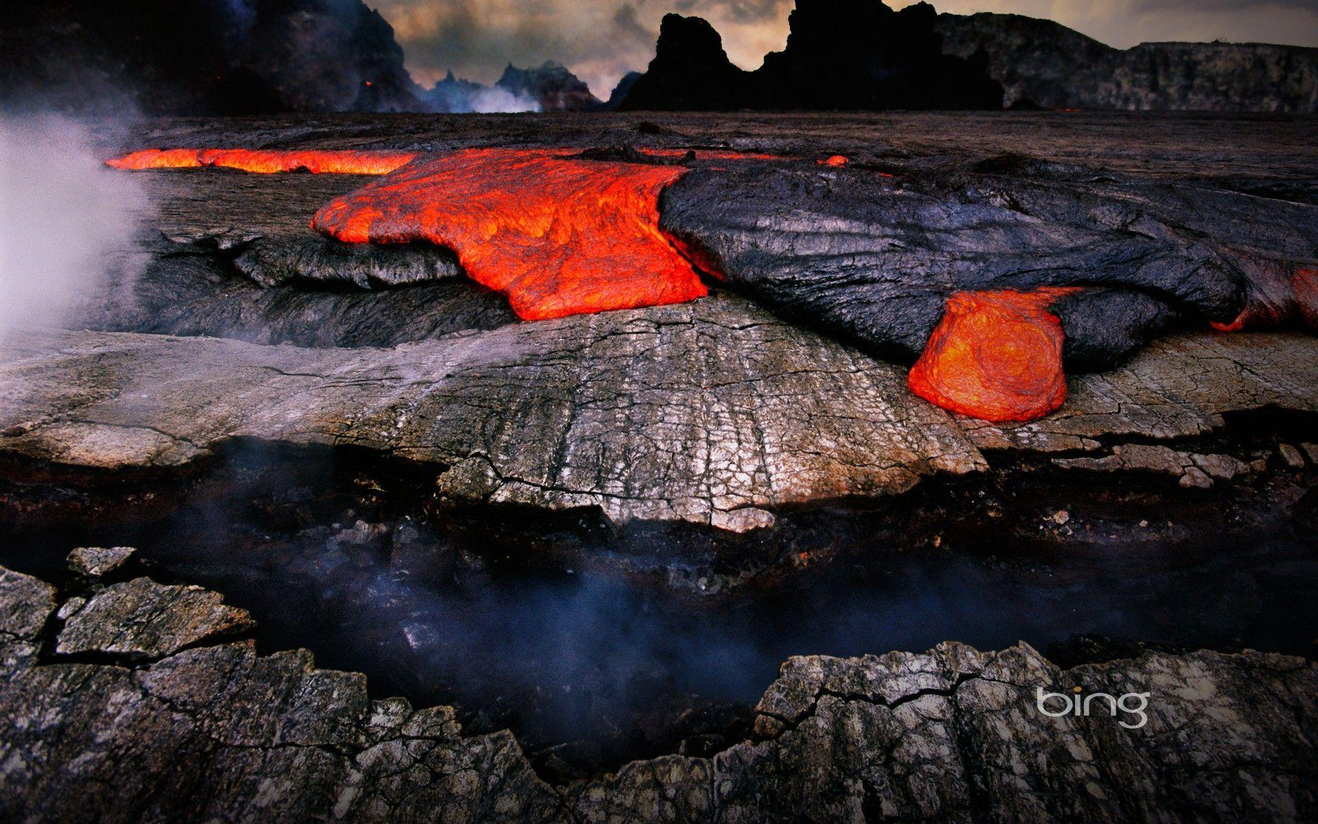 Download Landscapes Lava Wallpaper 1920x1200