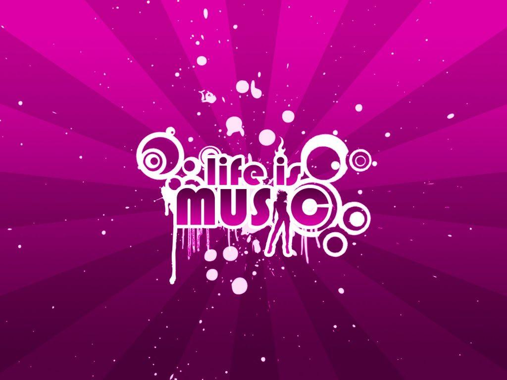 download pink music wallpaper