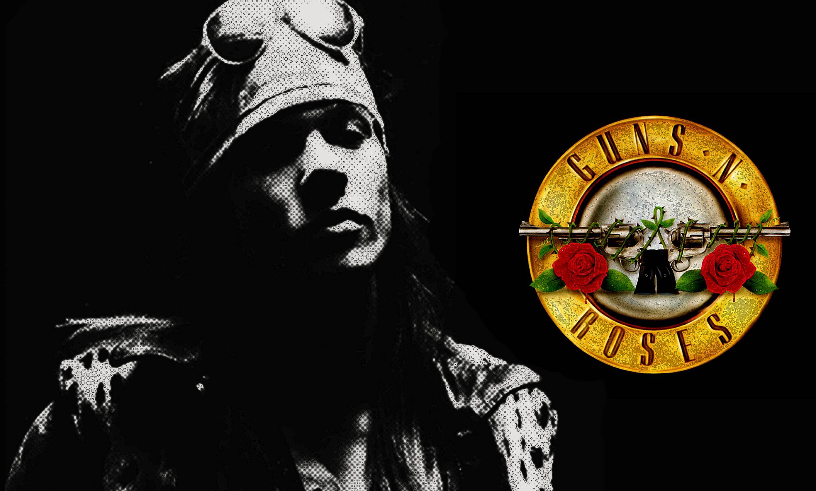Guns N Roses Desktop Logo Wallpaper With 1024x768 Resolution