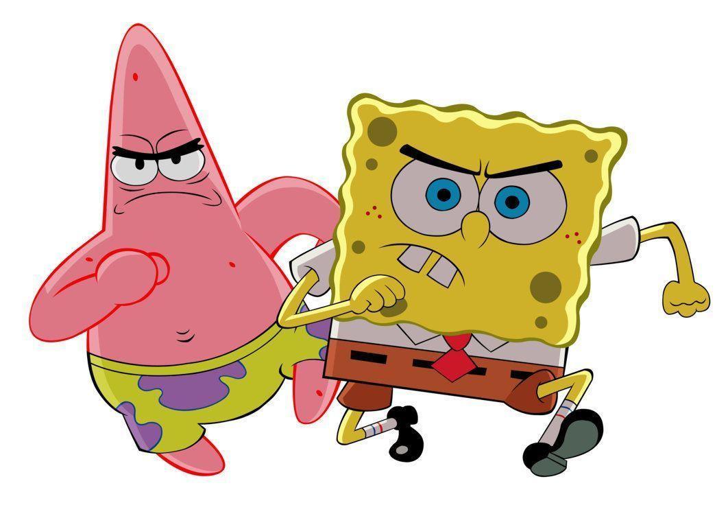 Wallpaper For > Spongebob And Patrick Best Friends Wallpaper