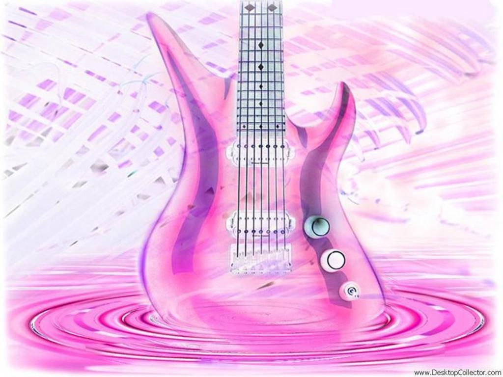 Pink Music Notes Wallpaper 8059 HD Wallpaper in Music