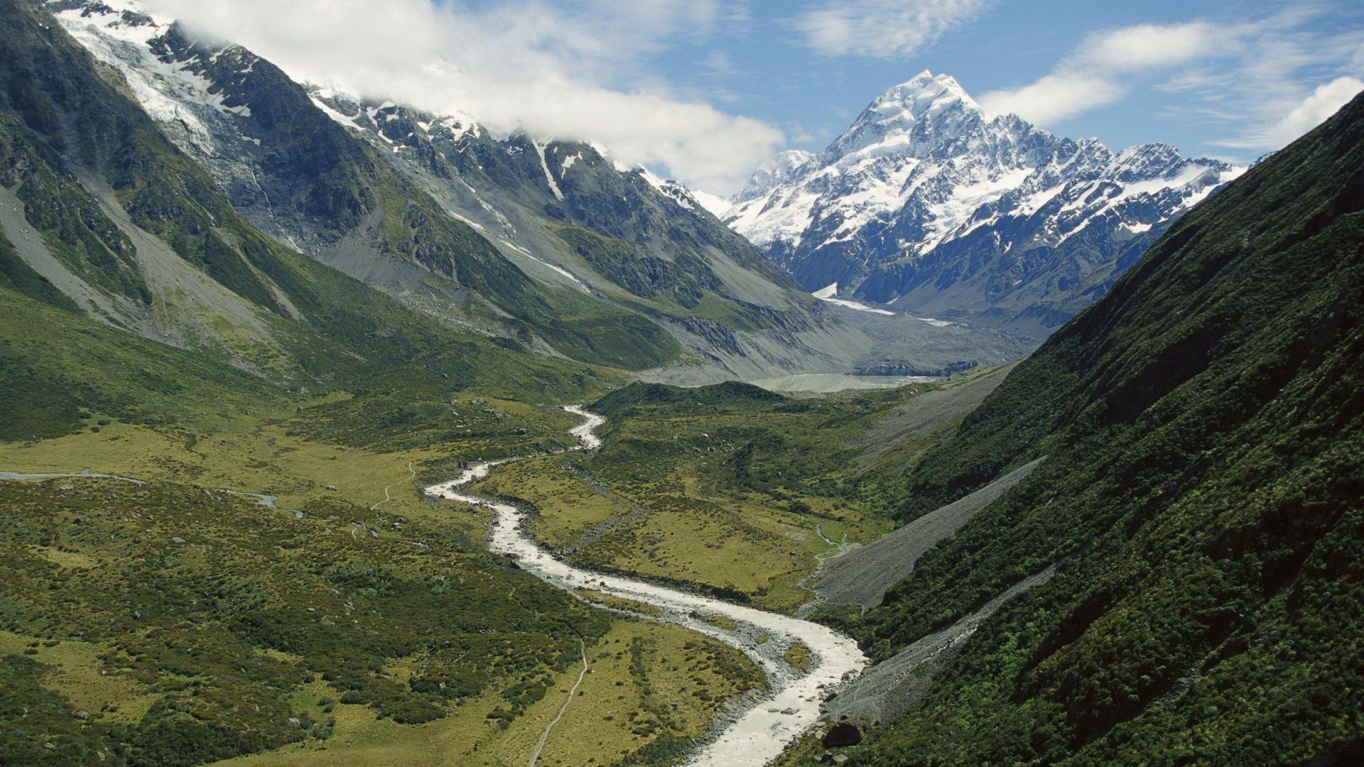 new zealand hooker valley Wallpaper