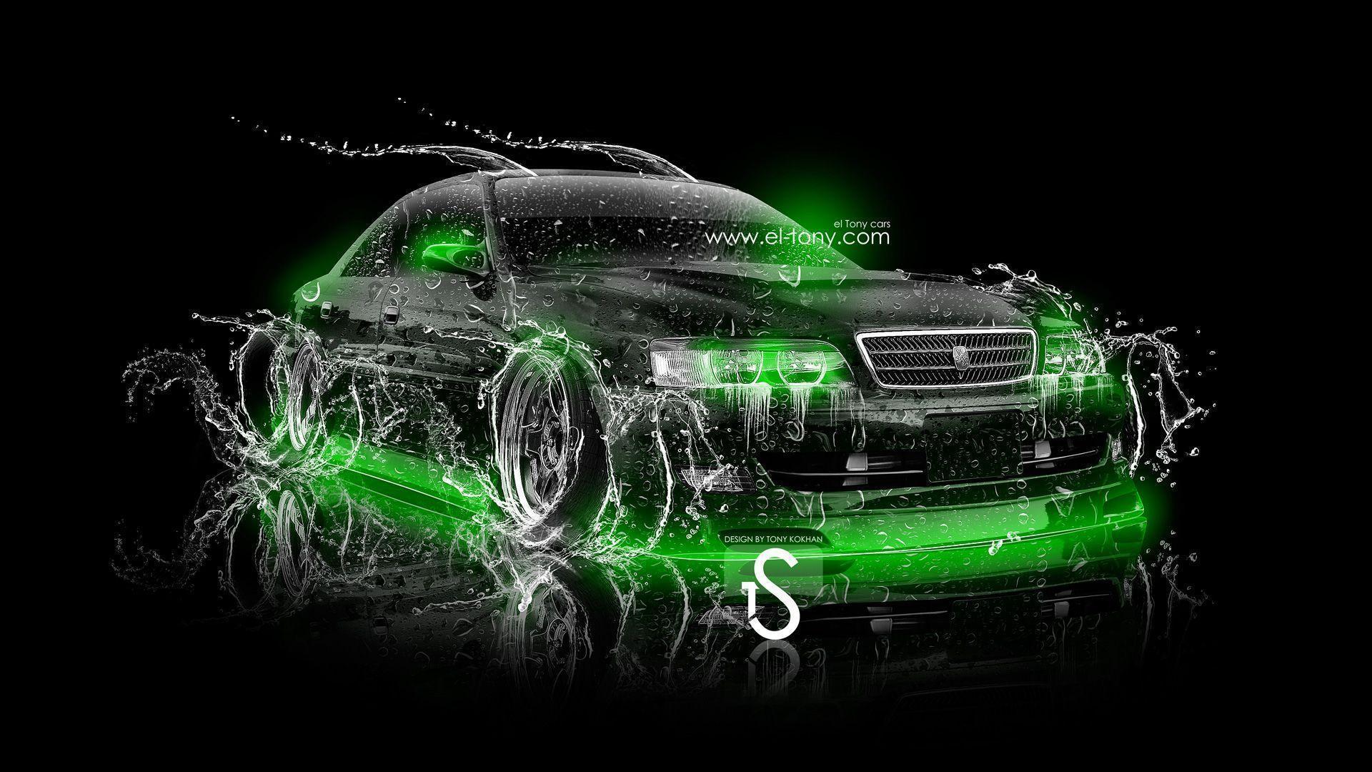 image For > Lime Green Car Wallpaper