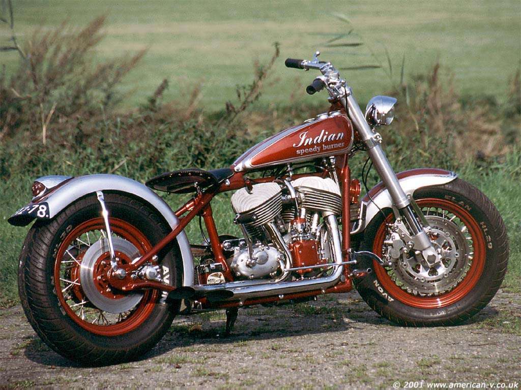 Vehicles For > Vintage Indian Motorcycles Wallpaper