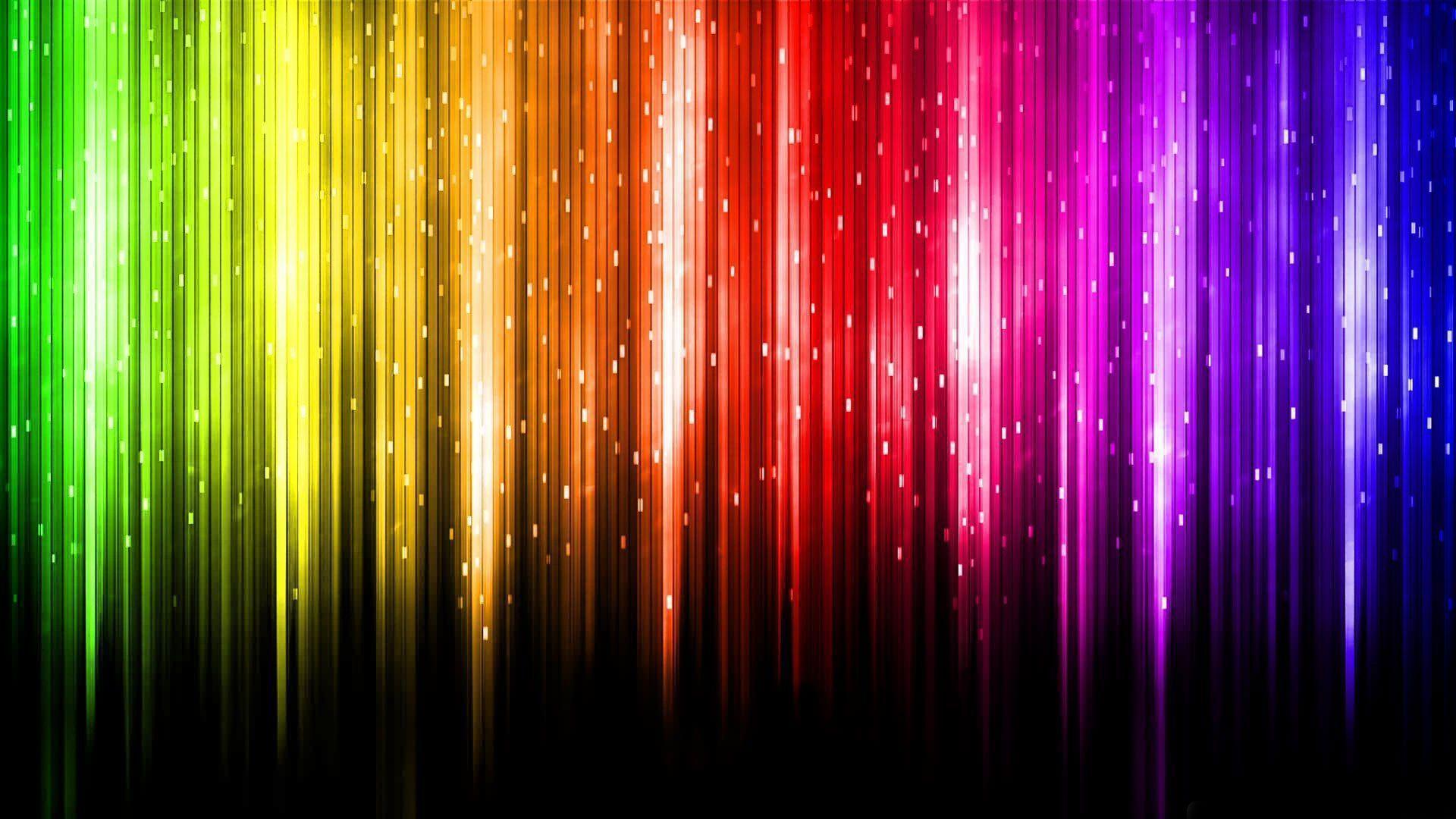 digital rainbow color creative HD wallpaper