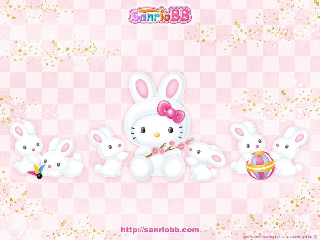 Hello Kitty Bunny Wallpaper