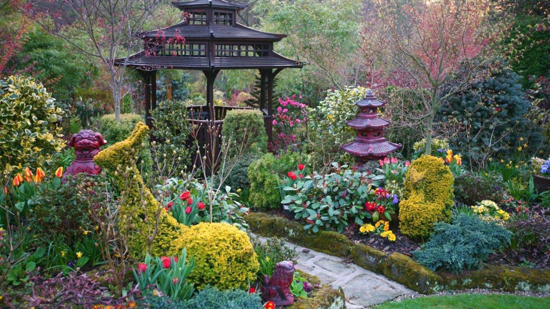 Japanese Garden Wallpaper 1920X1080 Ideas Design 12121 Inspiration