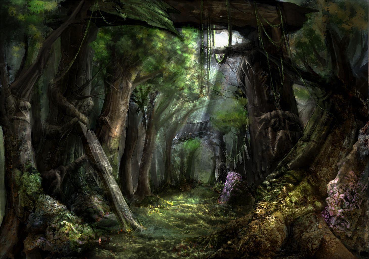 Fantasy Forest New HD Wallpaper Wallpaper. Cariwall