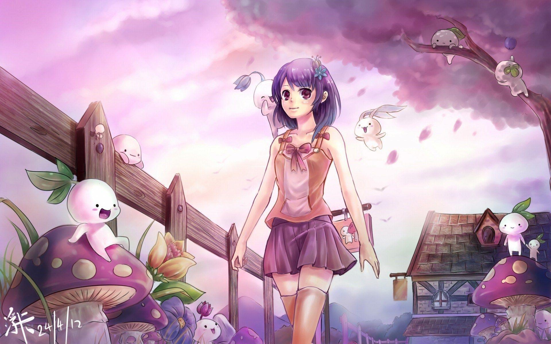Cute Anime HD Wallpaper