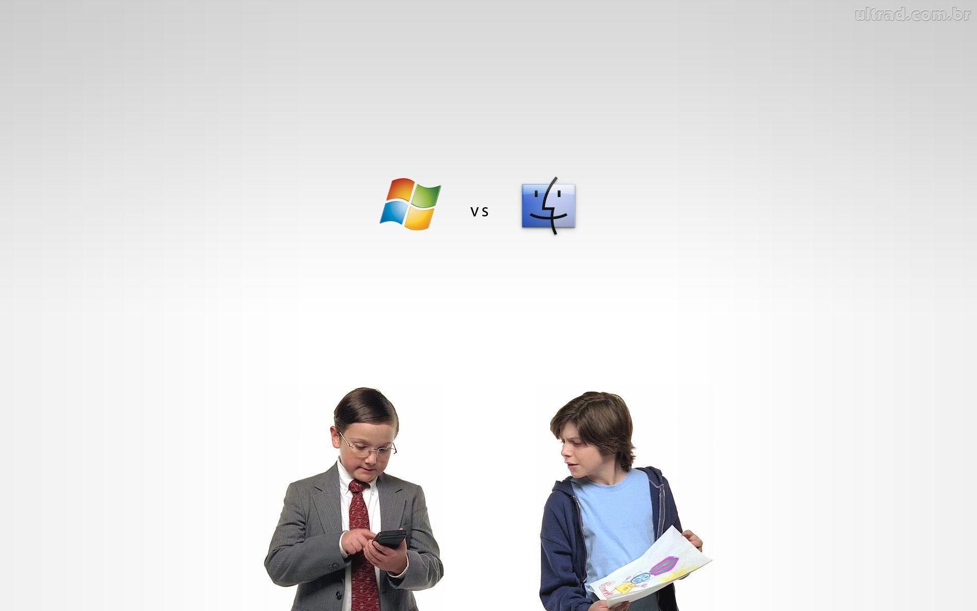 image For > Mac Vs Windows Wallpaper