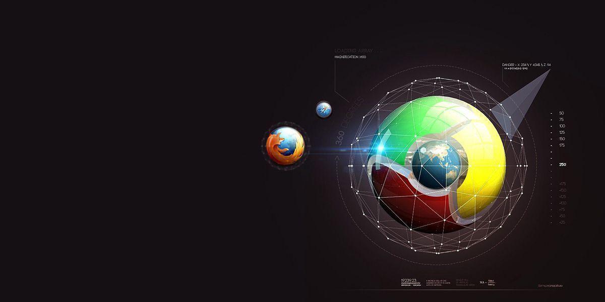 Firefox and Google Twitter Cover & Twitter Background