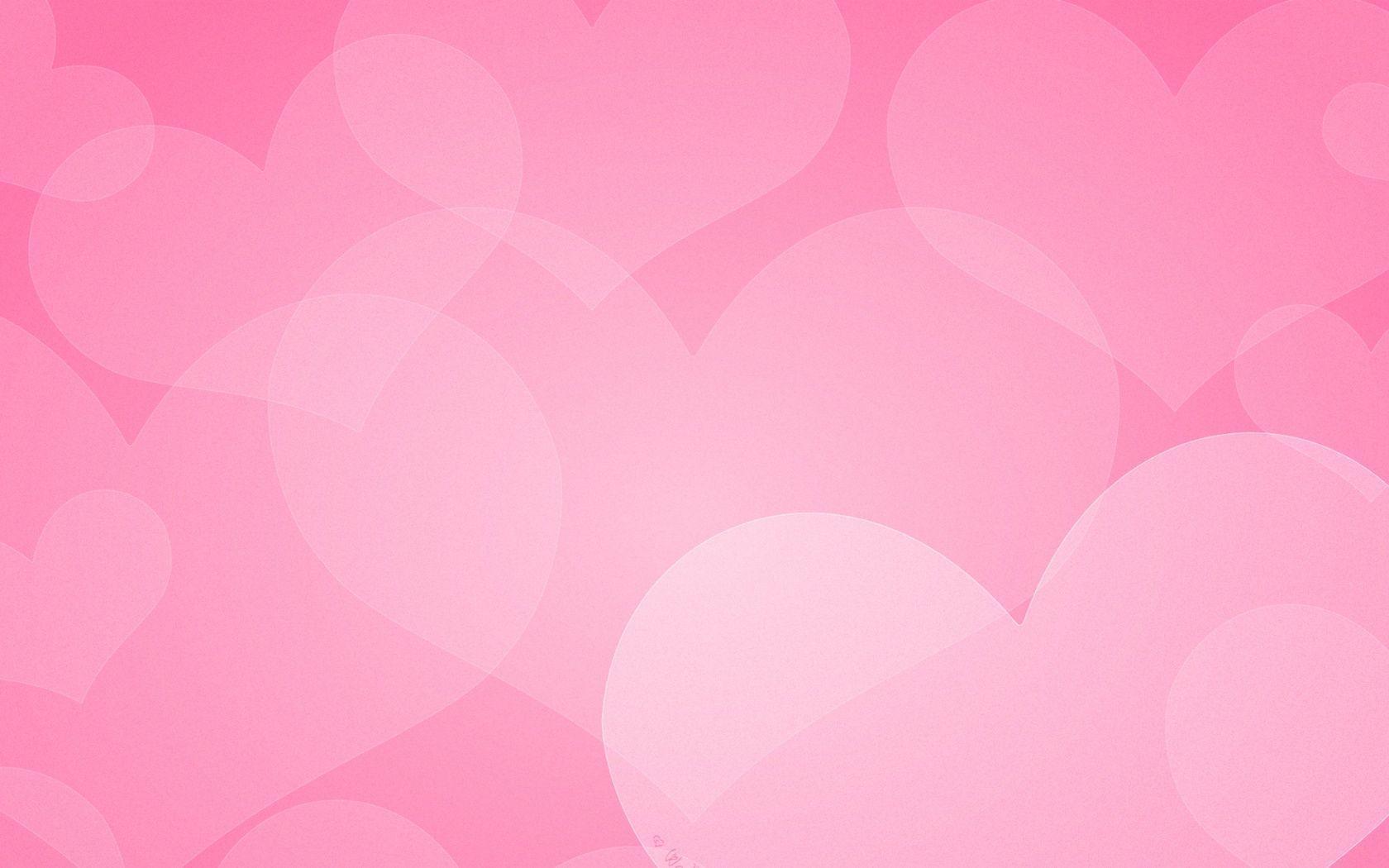 Pink Hearts Background clickyooo