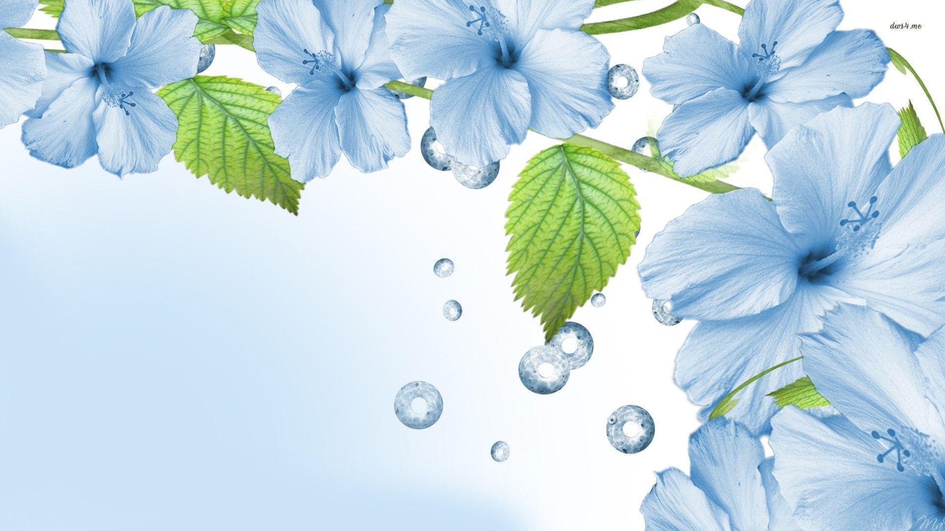 blue flower wallpaper Search Engine