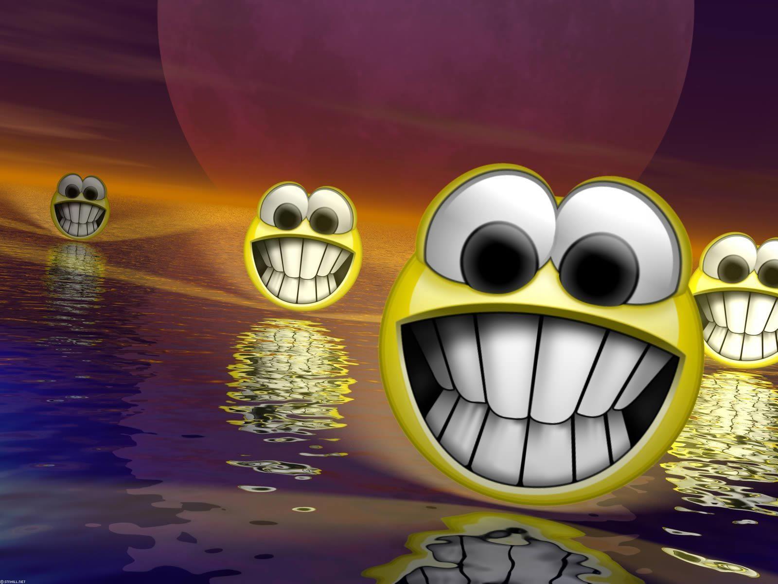 image For > Happy Smiley Face Wallpaper