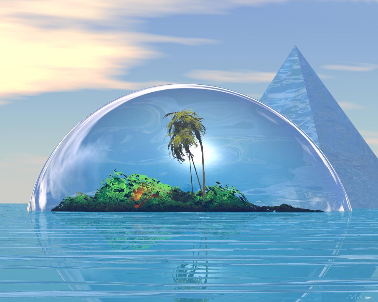 Magic Island free desktop background wallpaper image