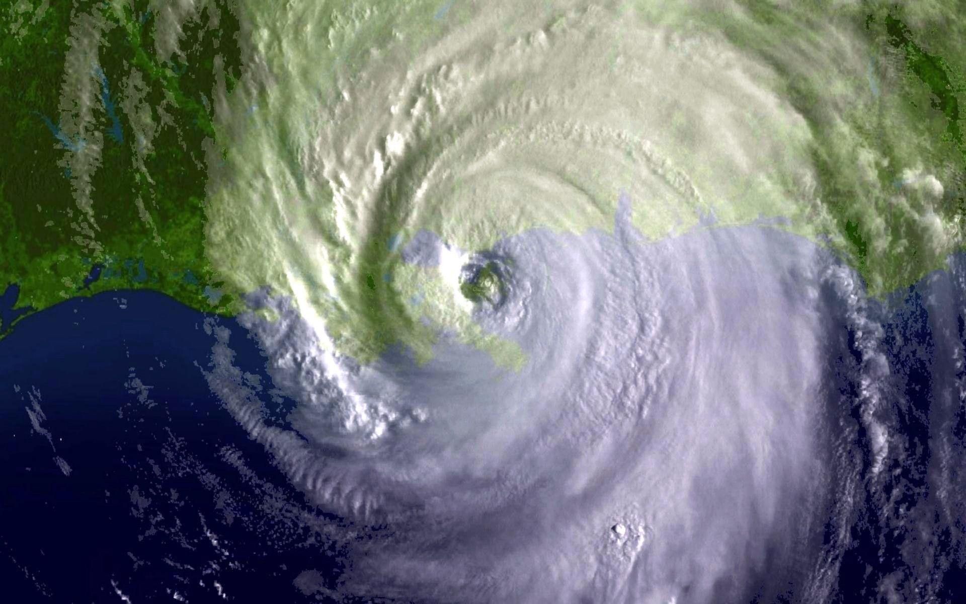 Hurricane Katrina Satellite Wallpaper