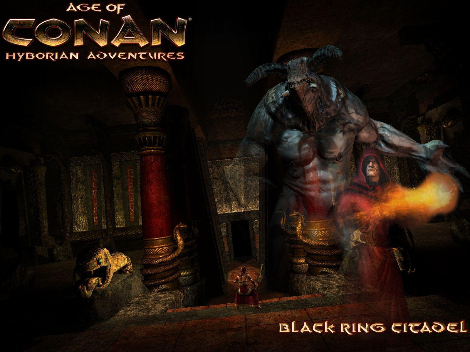 Age of Conan Hyborian Adventures Black Ring Citadel Wallpaper