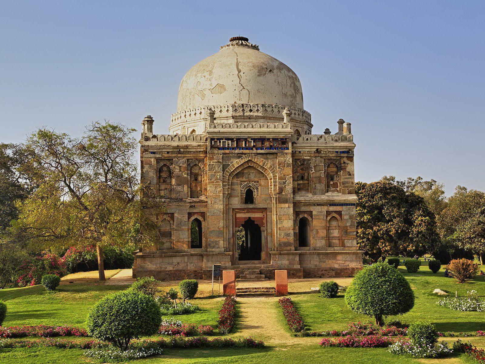 Castle Ornate Tomb Lodi india free desktop background