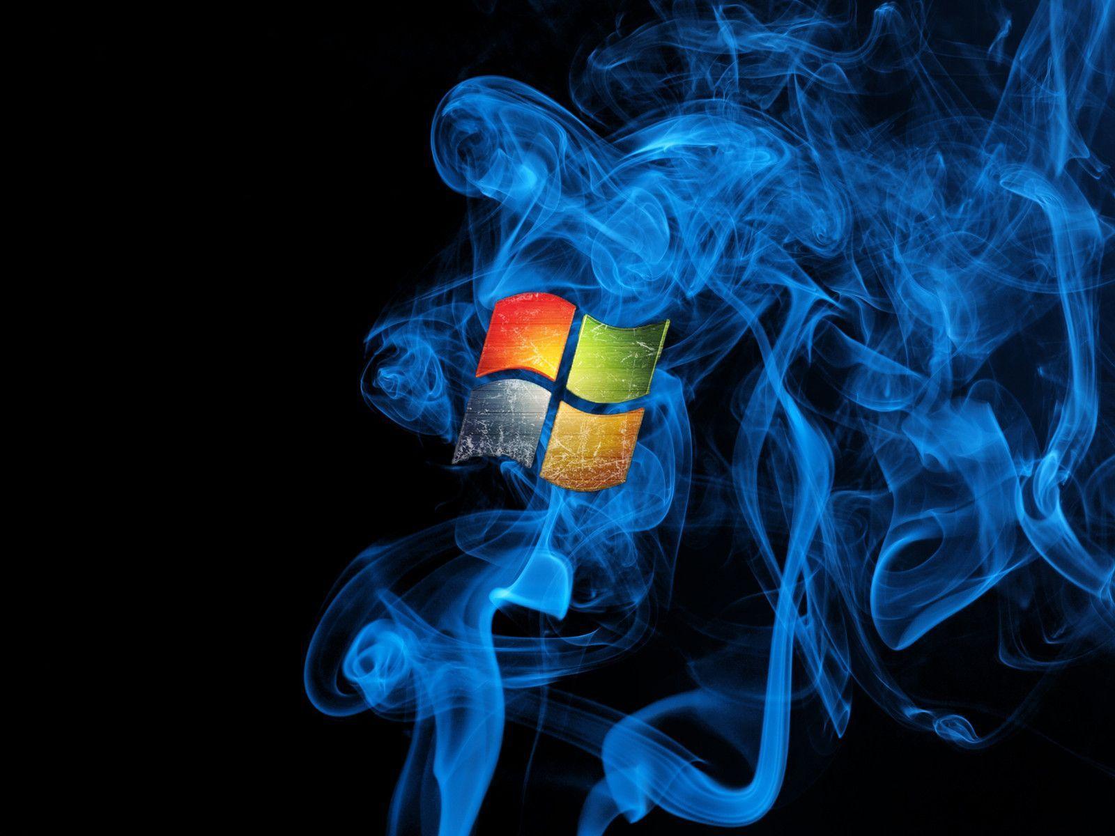 Windows 7 Blue Flame