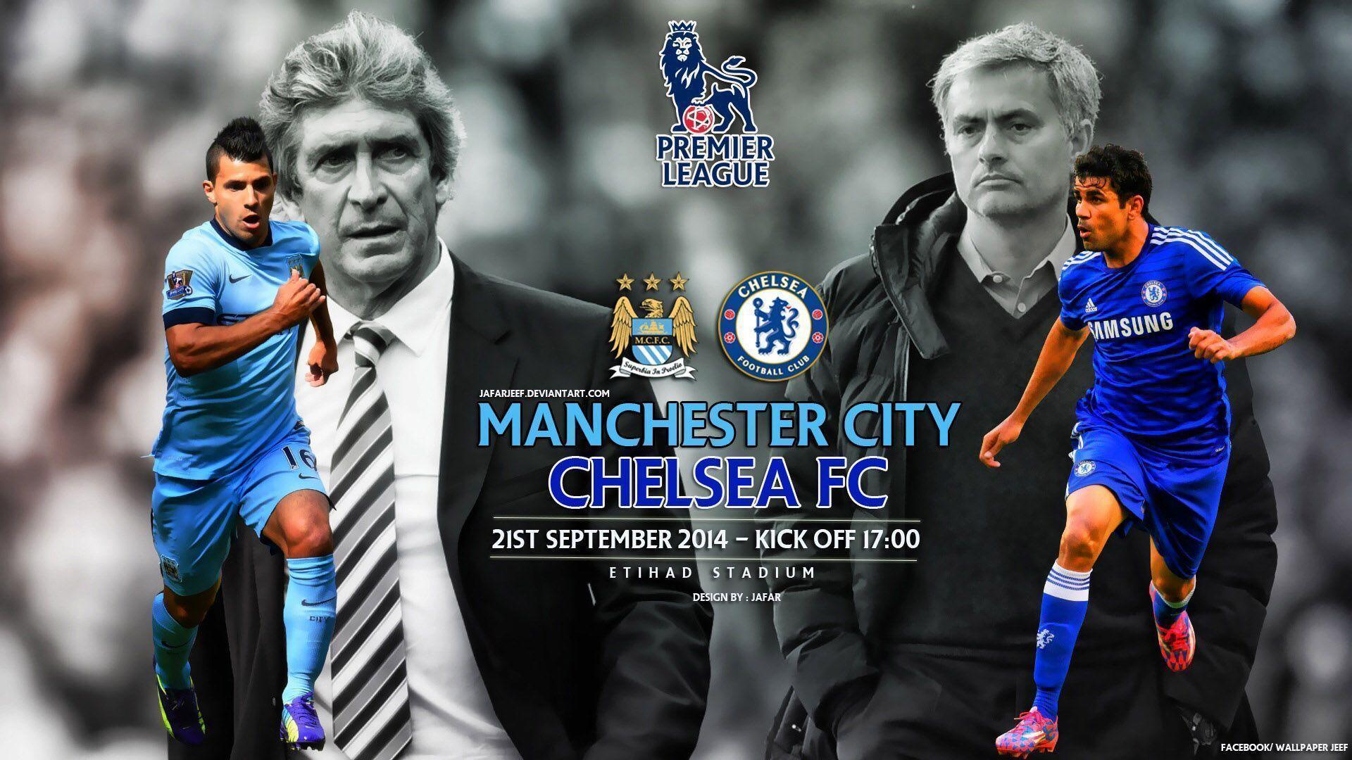 Manchester City Vs Chelsea FC 2014 15 Premier League Wallpaper