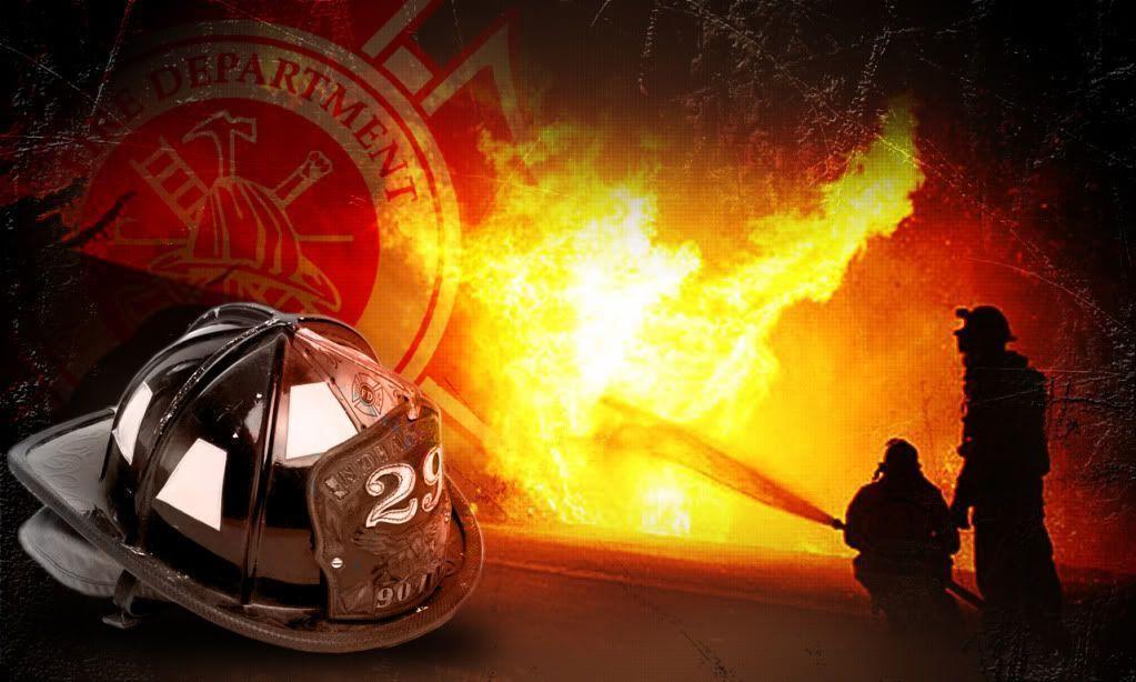 Firefighter Desktop Background Photo