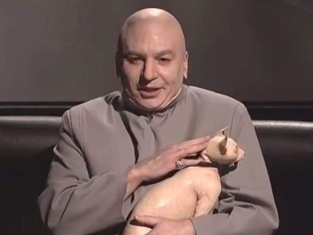 Dr. Evil returns on &;SNL&; to talk Sony and North Korea