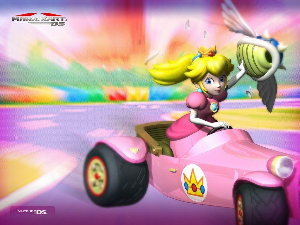 Princess Peach Kart Wallpaper